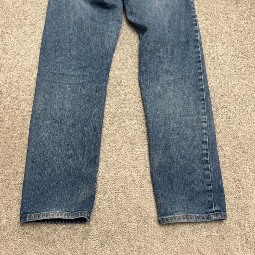 The Normal Brand Slim Straight Denim Jeans Men 32 Blue Medium Wash Cotton Casual